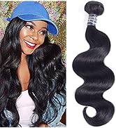 Amella Hair Brazilian Body Wave One Bundle 20inch 100% Unprocessed Brazilian Virgin Natural Black...