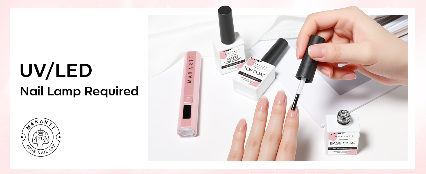 base and top coat gel nail polish