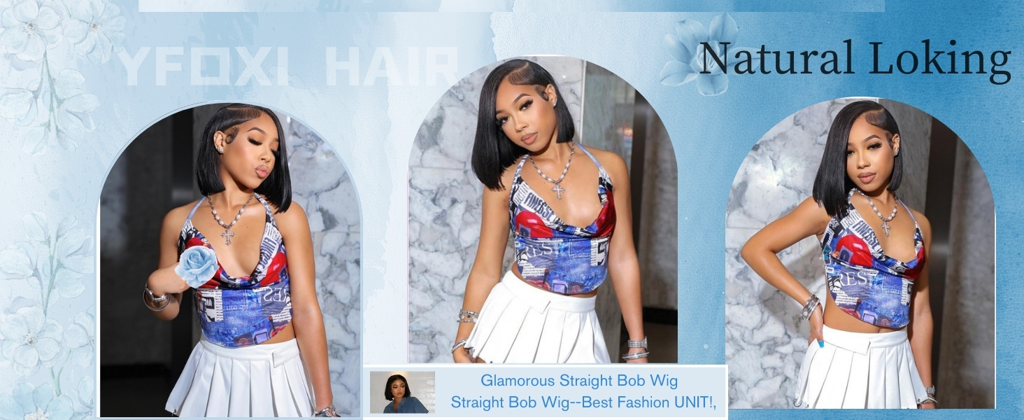 Wear and Go Glueless Bob Wig