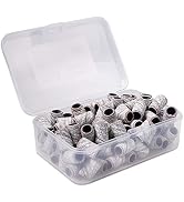 100 Pcs Large Zebra Nail Drill Bits Sanding Bands for Nail Drill 80 Coarse Grit – Nail File for A...
