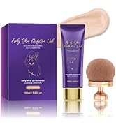 Body Coverage Perfector with Brush, Waterproof Leg & Body Makeup for Tattoo & Scar Cover Up, Long...