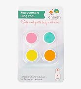 Replacement Filing Pads for Cherish Baby Care Electric Baby Nail Trimmer - Includes 4 Filing Disc...