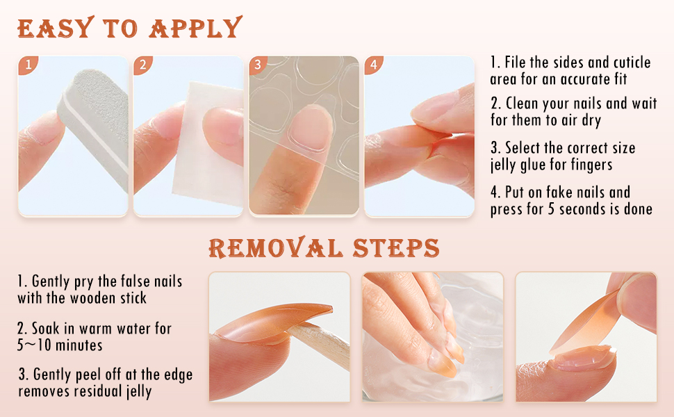 French Tip Press on Nails