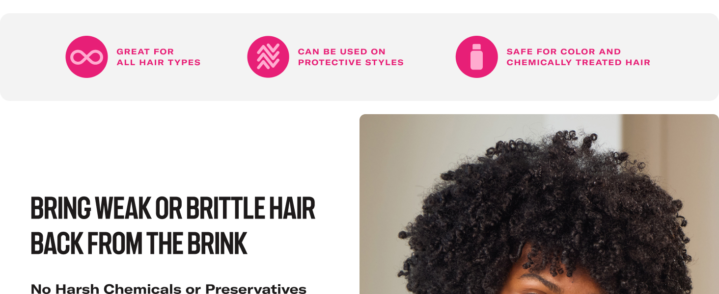 hair treatment masks infused with rosemary, mint, and nourishing oils