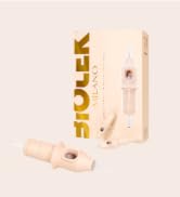 Biotek 20pcs Universal Permanent Make Up Cartridge Needle - 9 point Soft Magnum Ø 0,35 Medium Taper