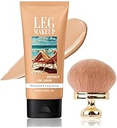 Legs Makeup Waterproof with Brush - No Transfer Body Concealer for Varicose Veins Appearance, Tat...