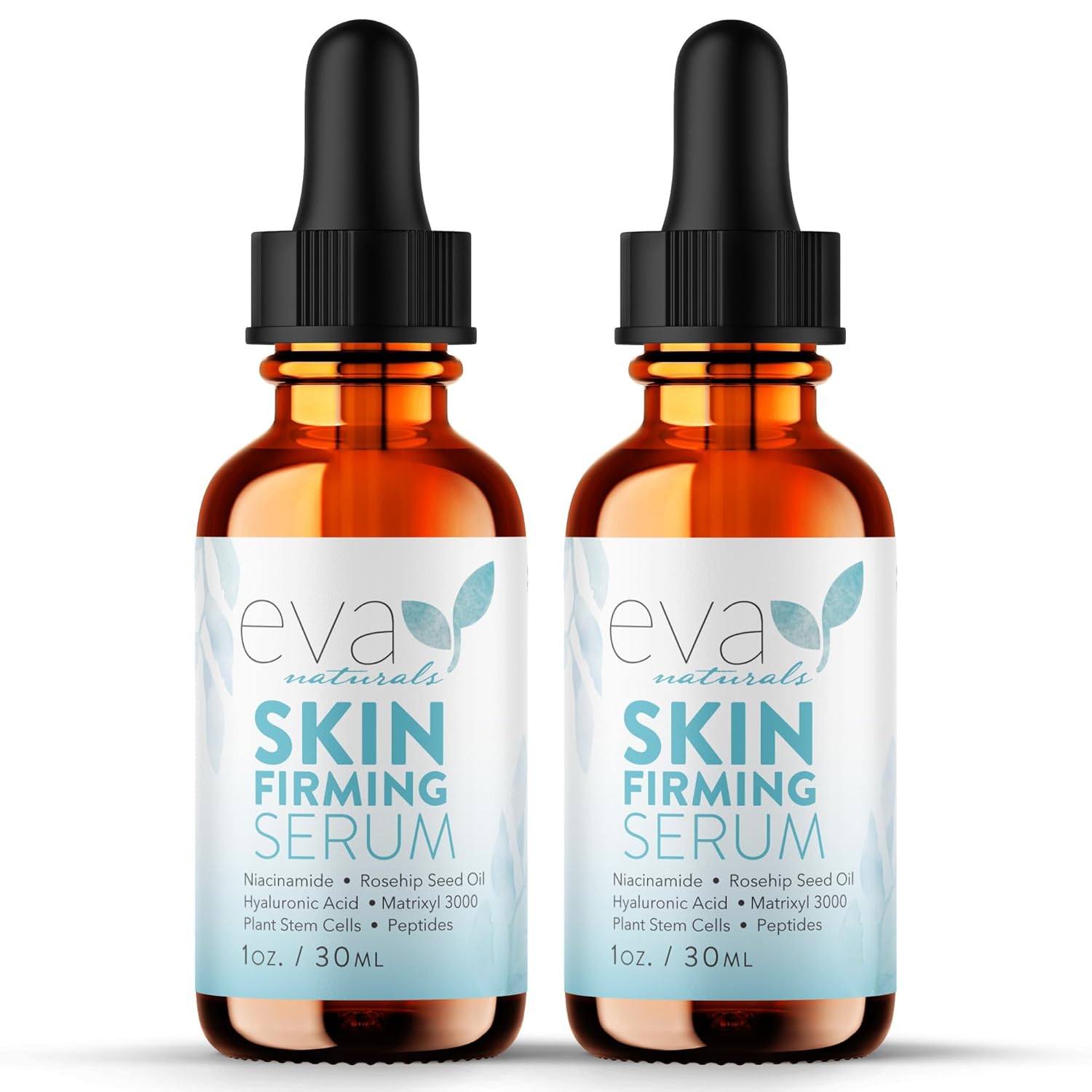 Eva Naturals 1oz Skin Firming Serum, Niacinamide & Hyaluronic Acid, For All Skin Types