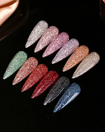 Glitter nail polish set