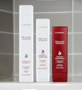 L'ANZA Healing Strength Trio Hair Kit, White Tea Shampoo, Manuka Honey Conditioner & Neem Plant S...