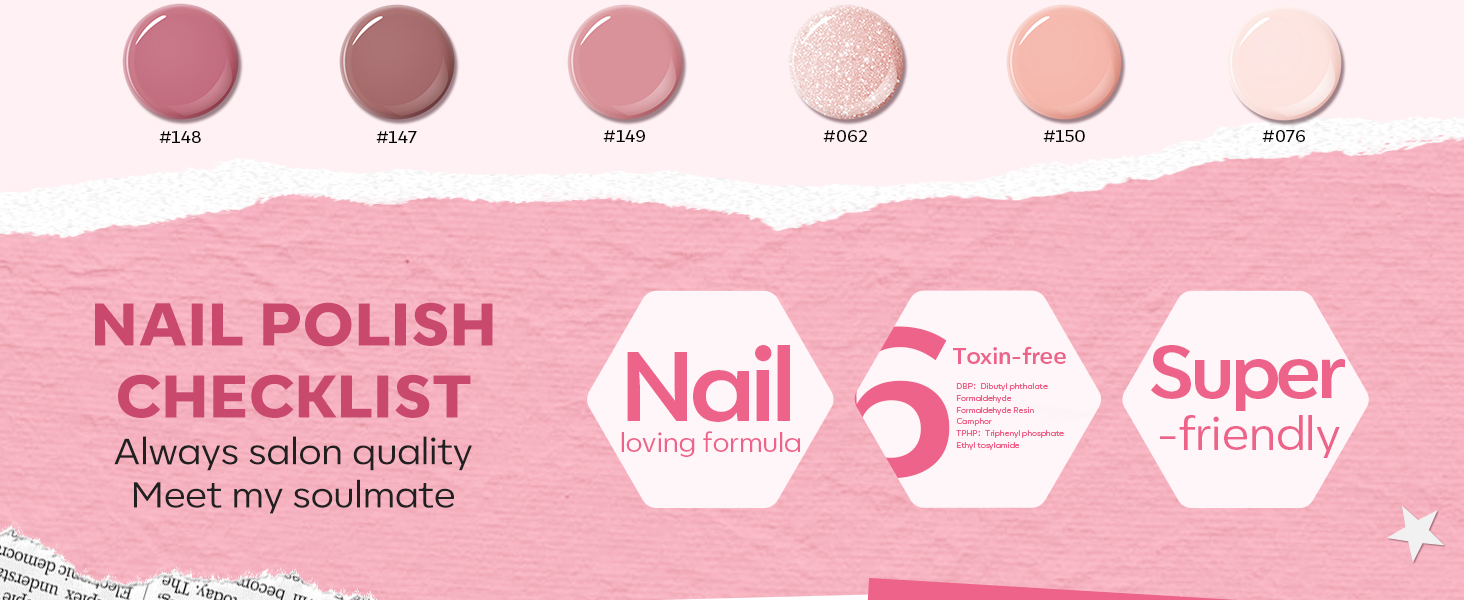 nail polish set nude pink nail polish quick dry nail polish set