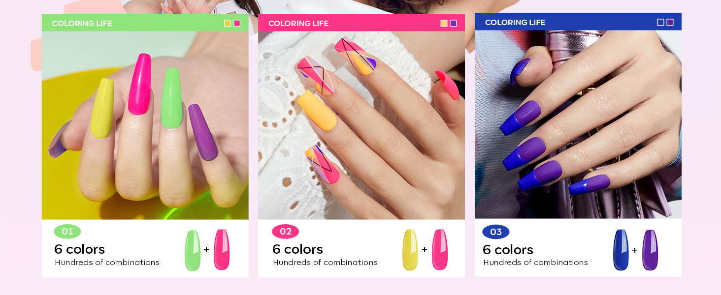 gel nail polish set