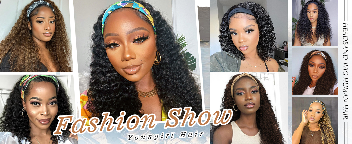 headband wig fashion show
