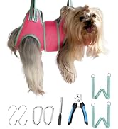 Kkiimatt Dog Grooming Hammock, XXS Grooming Harness for Dogs Trimming at Home,Dog Sling Restraint...