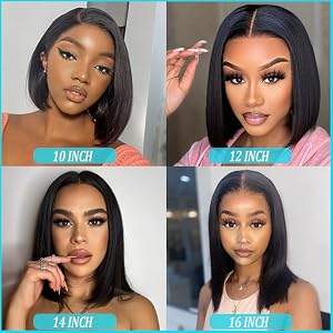 straight bob wig human hair