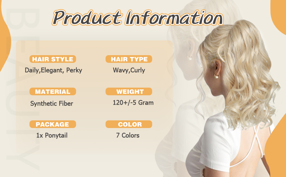 Drawstring ponytail image 1