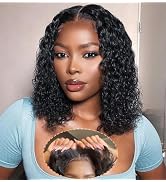 Wigs Human Hair Pre Plucked 4x4 Lace Closure Glueless Wigs for Black Women Human Hair Deep Wave L...
