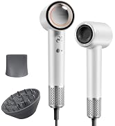 Tideway Hair Dryer, Blow Dryer with Diffuser High-Speed Plasma Ionic Low Noise for Fast Drying, T...
