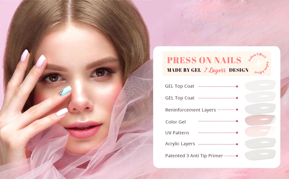 Valentines Day Press On Nails