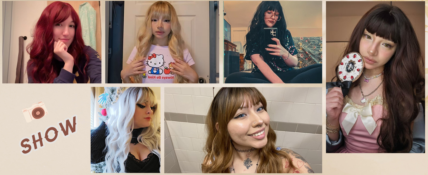 wig with bangs for women