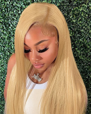 blonde human hair wig