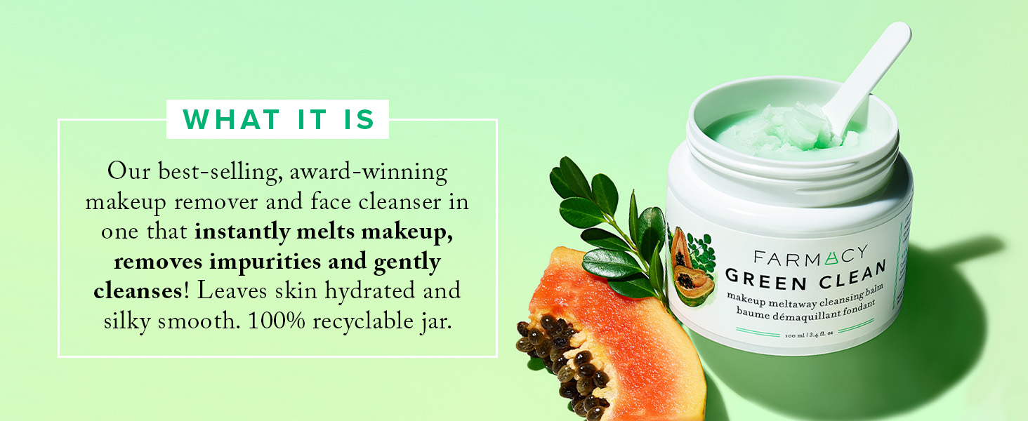 Green Clean makeup remover