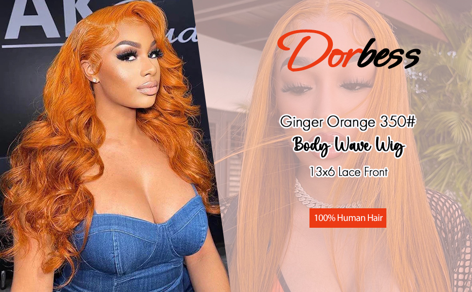ginger wig human hair