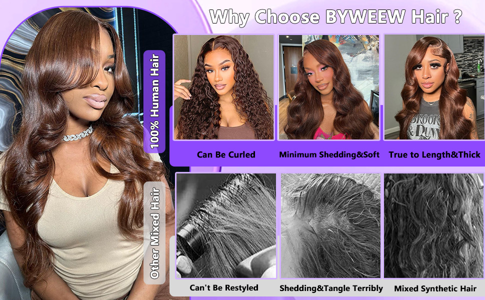 brown lace front wigs human hair