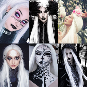 White Wig Detail 5