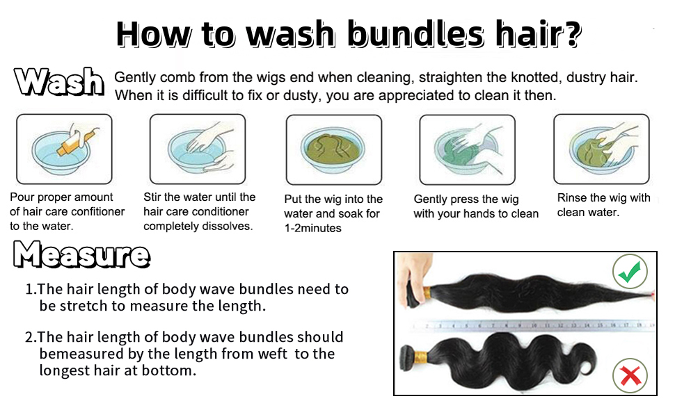 body wave bundles human hair