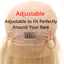 27# color honey blonde straight wig