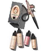 Luminess Air Icon Makeup Airbrush System and 4-Piece Foundation Starter Kit, Fair Coverage - Quic...
