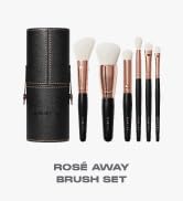 Morphe Rose Away 6-Piece Travel Brush Set (6 count)