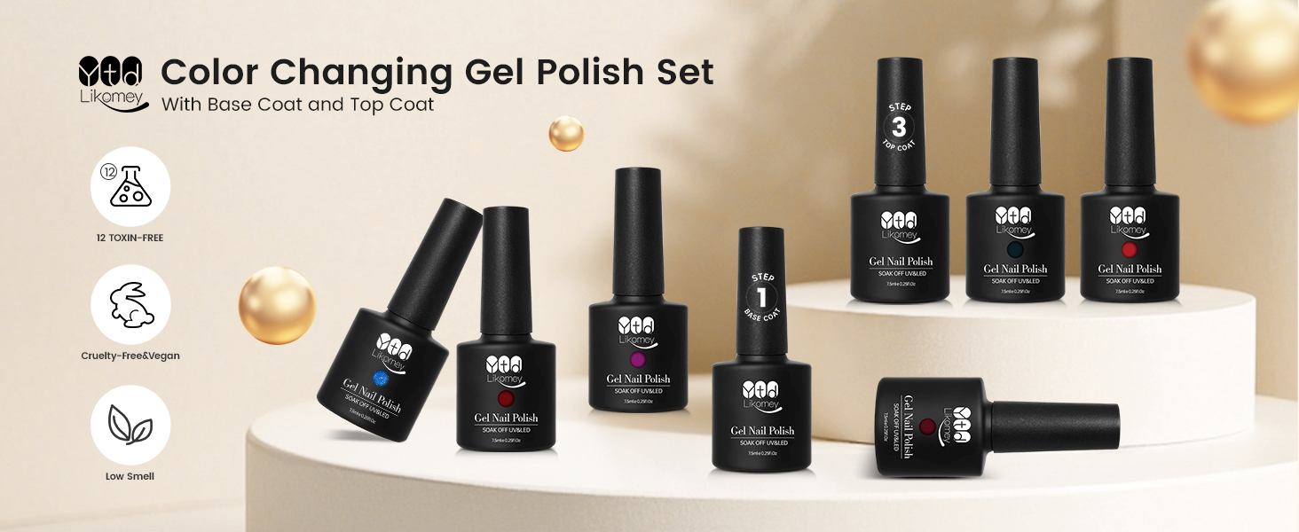 color change gel nail polish