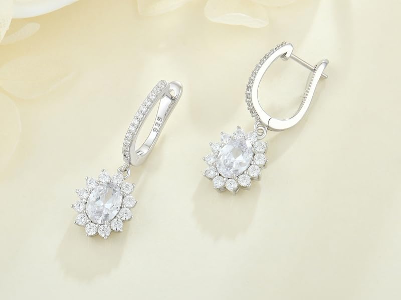 Hoop Dangle Drop Earrings