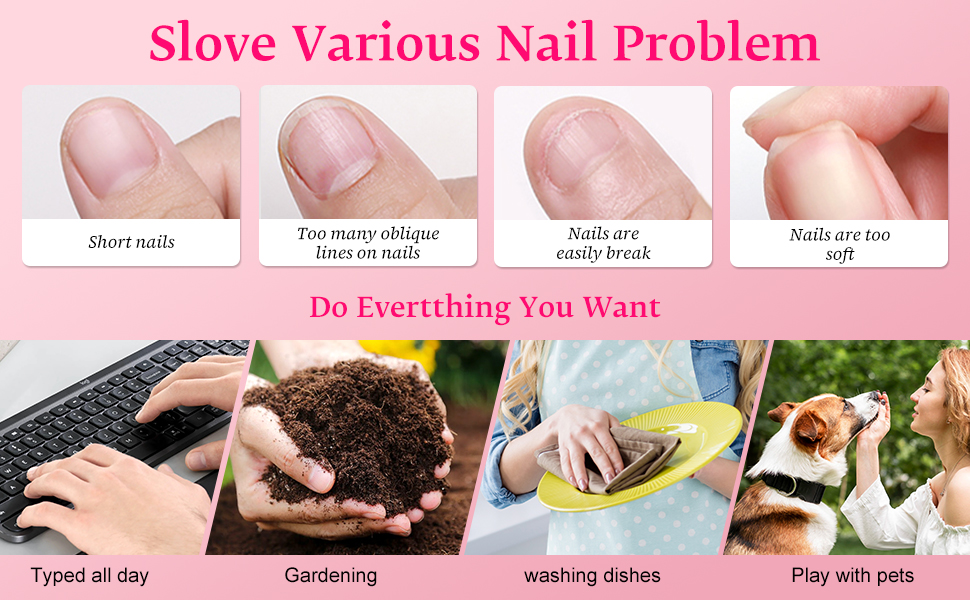 glue on nails