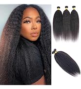 Viyaviya Black Women Natural Color Yaki Straight 22 24 26 Inch For Black Women Natural Color 100%...