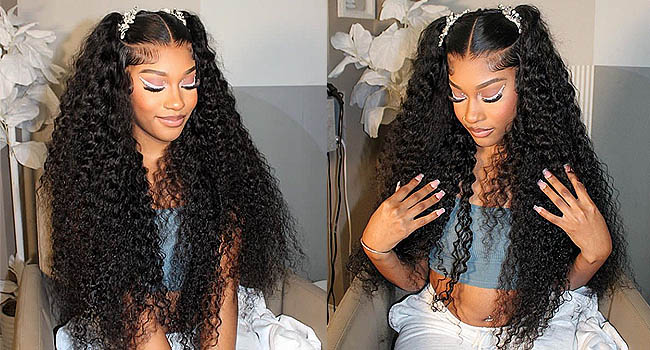 curly human hair wig