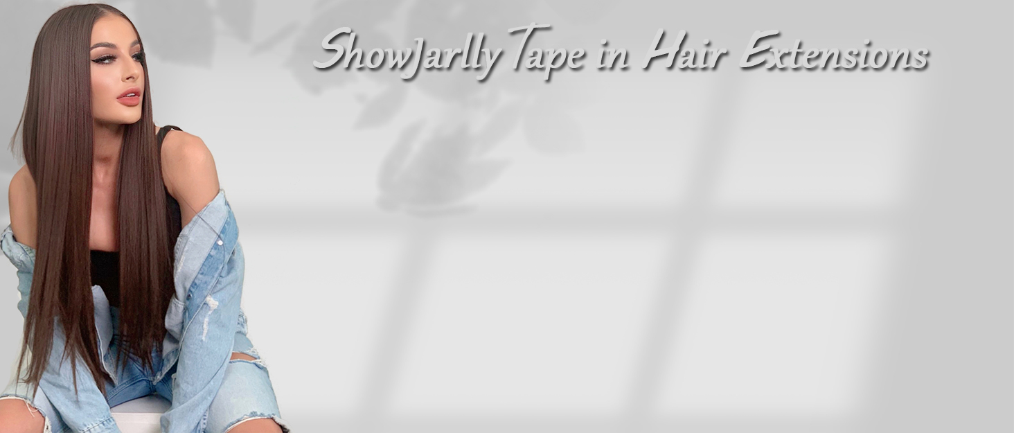ShowJarlly tape in hair extension