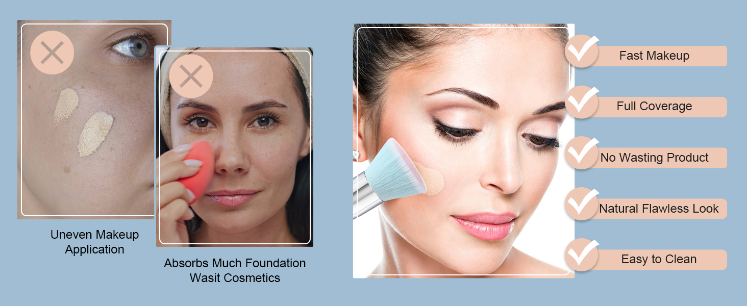 liquid foundation brush