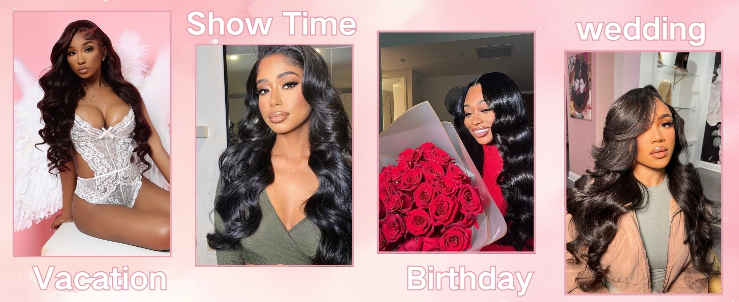 Body Wave Lace Front Wigs Human Hair