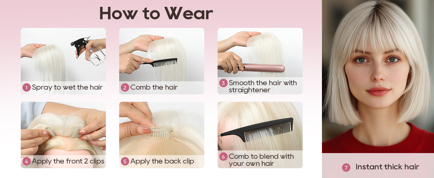 human hair topper