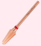 MelodySusie Brocas profesionales para uñas Tornado, oro rosa