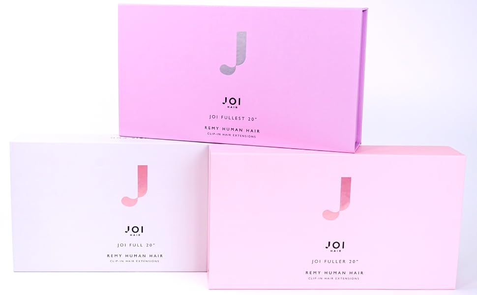 joi hair boxes hair extensions extenciones remy remi clip ins