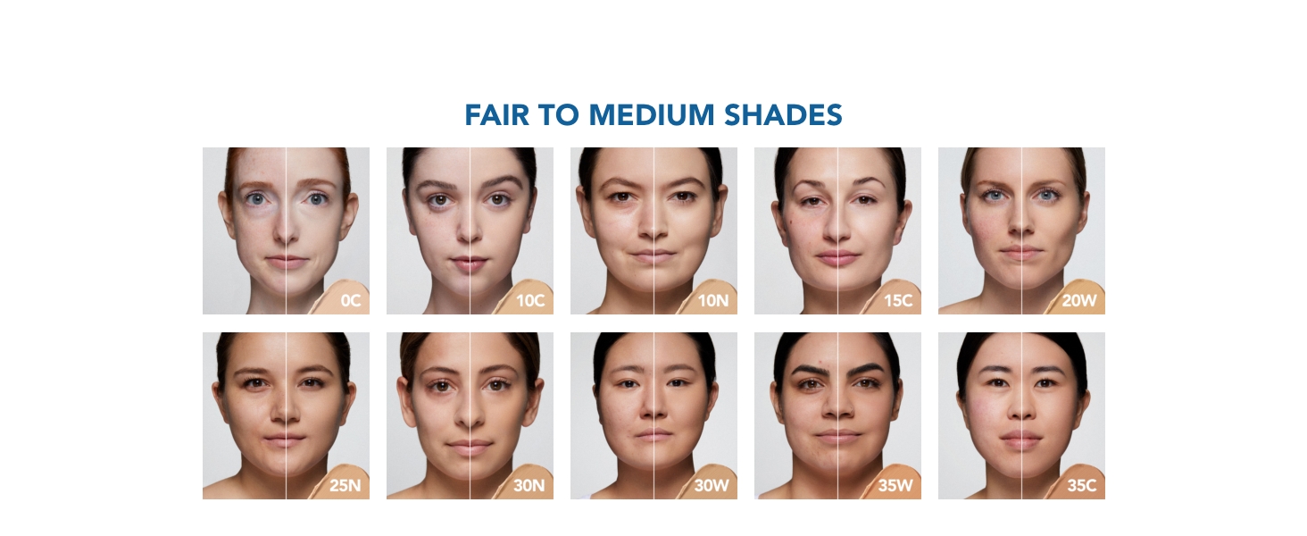 Fair to medium shades Cover Creme 