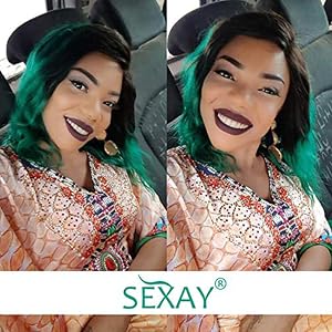 green bundles hair