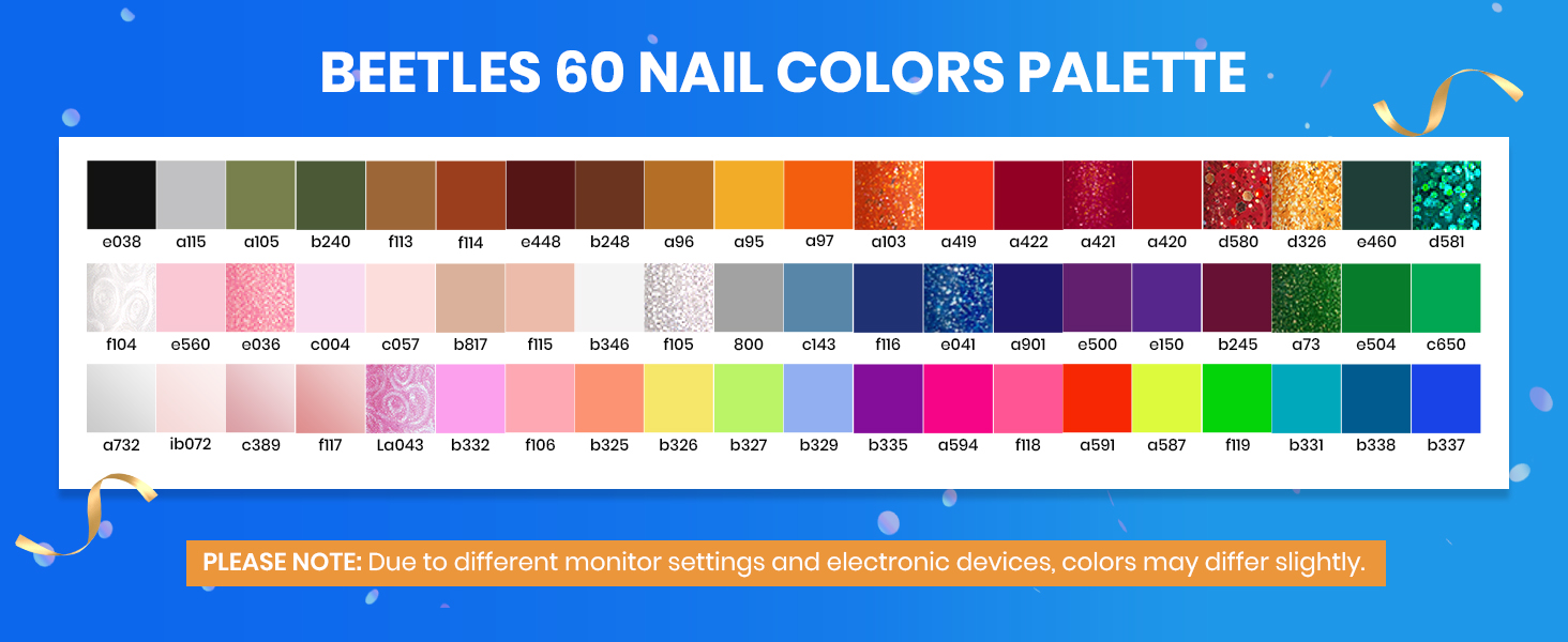 gel nail polish set