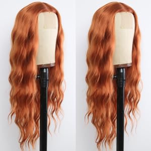 orange lace wig