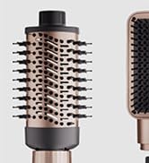 DAILYLIFE Blow Dryer Brush with 5 Attachments, Oval, Round, Paddle Brush, Hair Dryer and Curling ...