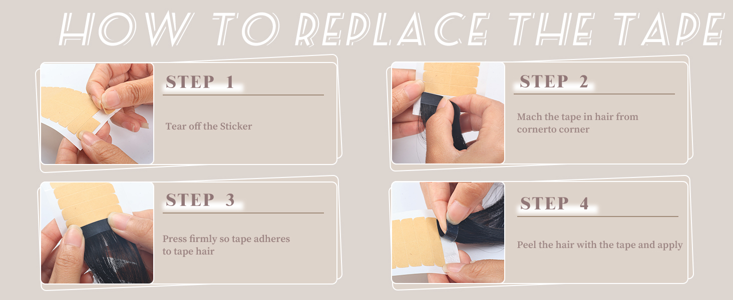 diy hair extensions tape in