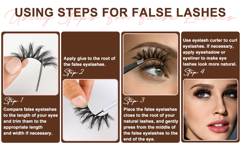 false eyelashes